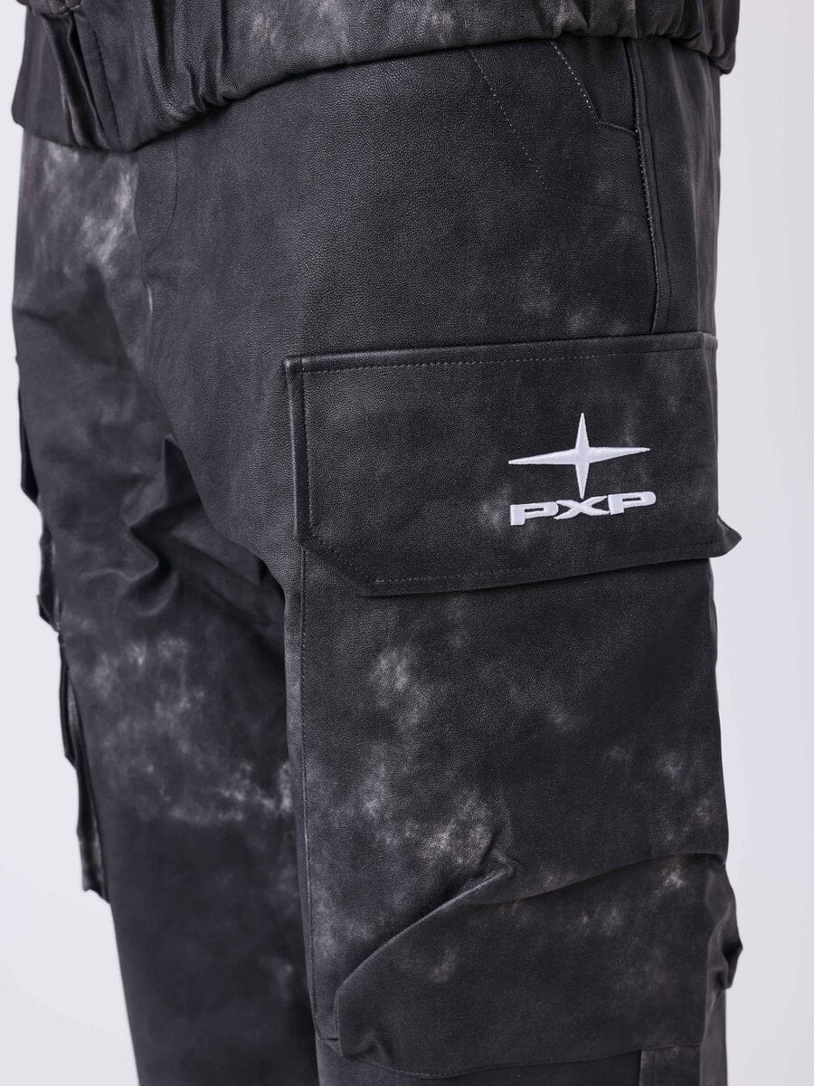 Pantaloni Coal PXP Effetto Marmo