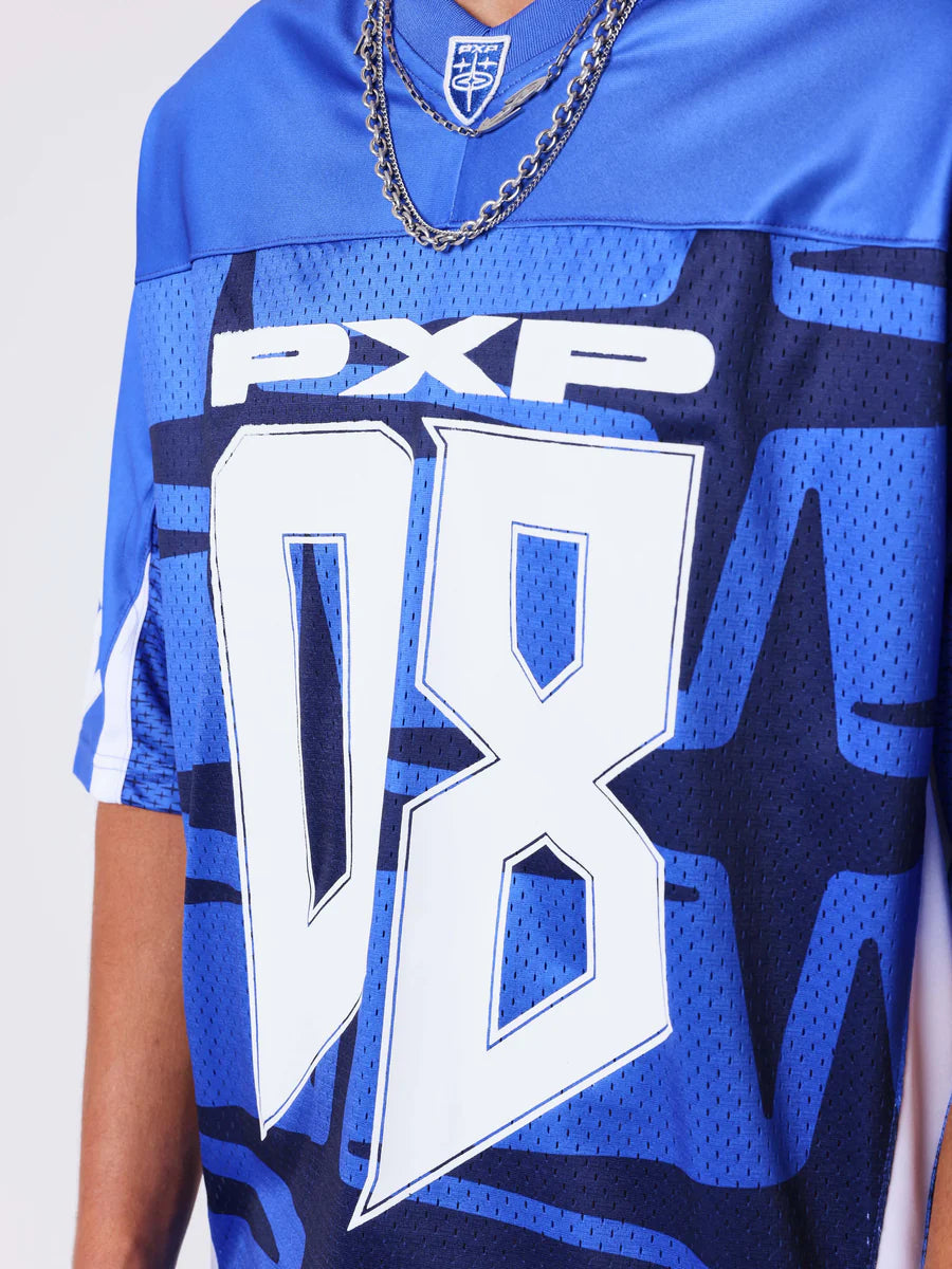 T-shirt Training con scollo a V PXP blu