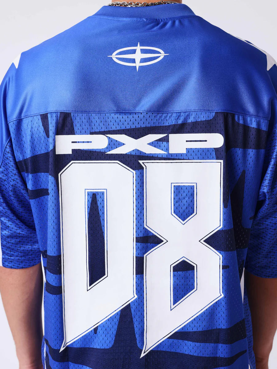 T-shirt Training con scollo a V PXP blu