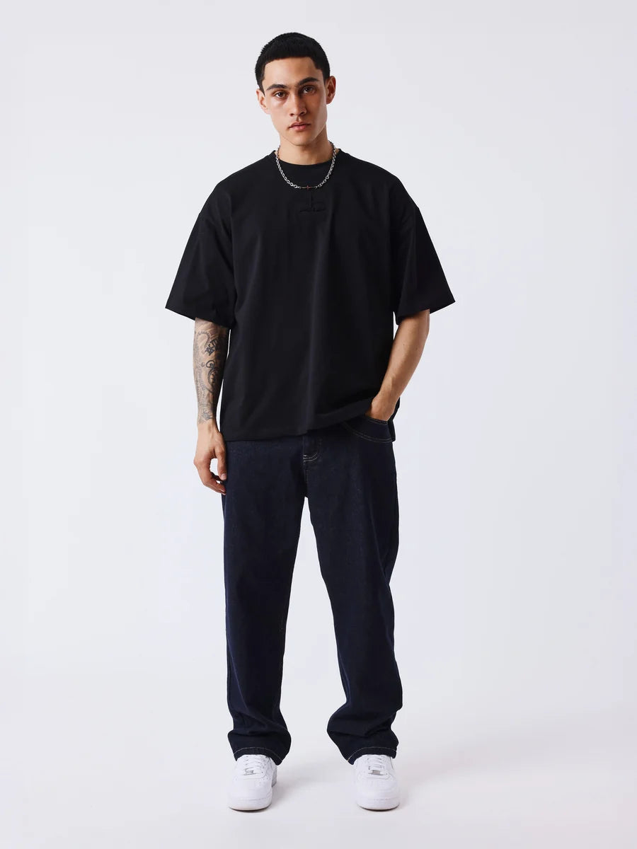 T-shirt PXP con motivo in rilievo Nera