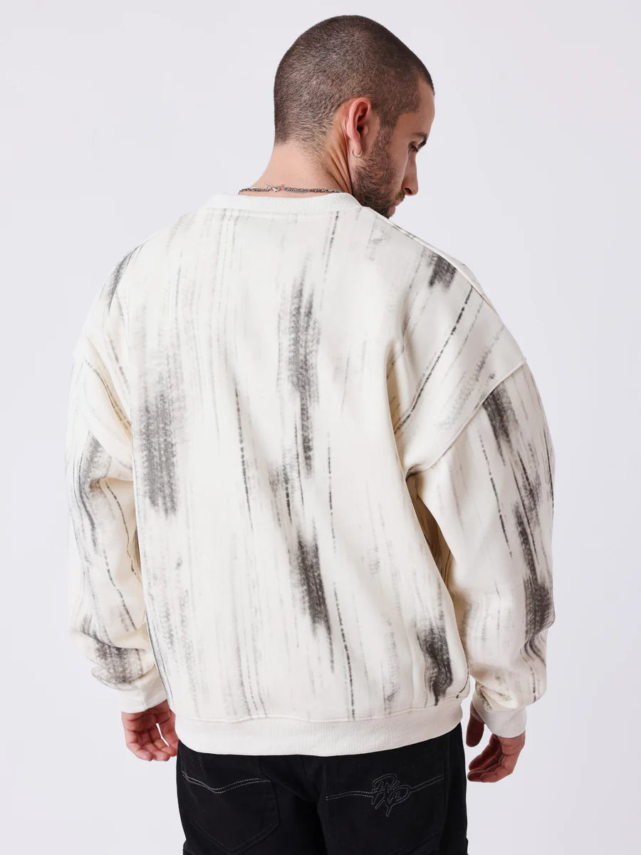 Felpa girocollo Slacker PXP panna