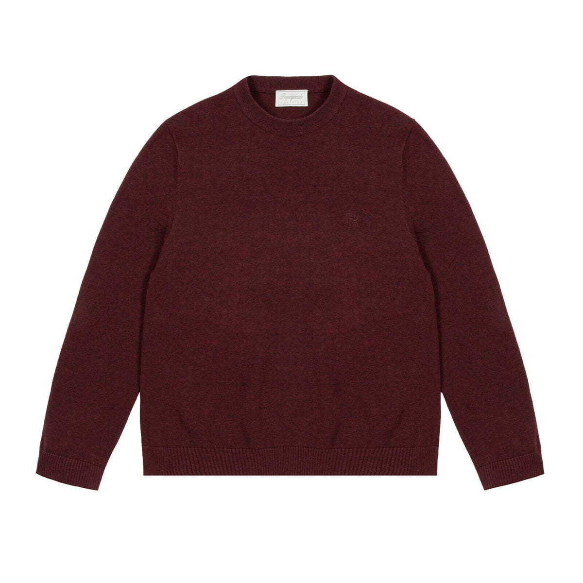 Maglione Ribs Propaganda Burgundy