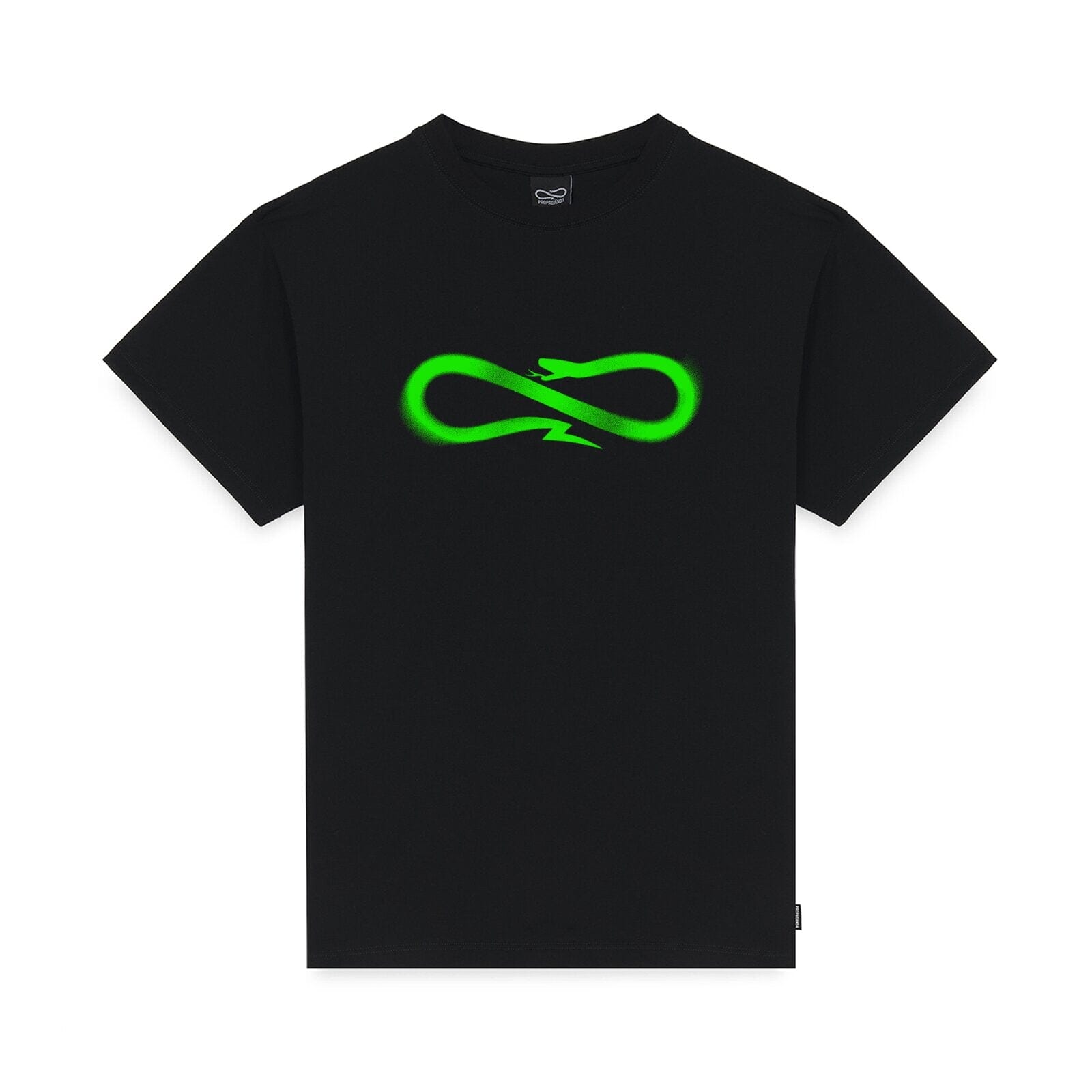 T-shirt Propaganda Logo Spray Nera