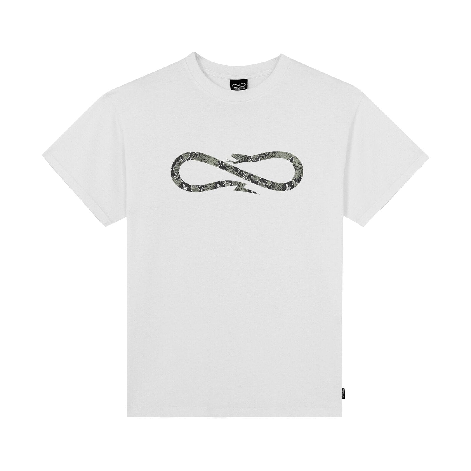 T-shirt Propaganda Logo Python Bianca