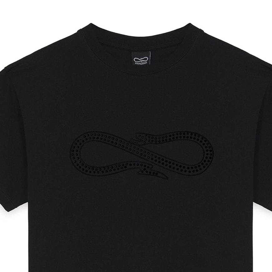 T-shirt Propaganda Logo Studs Nera