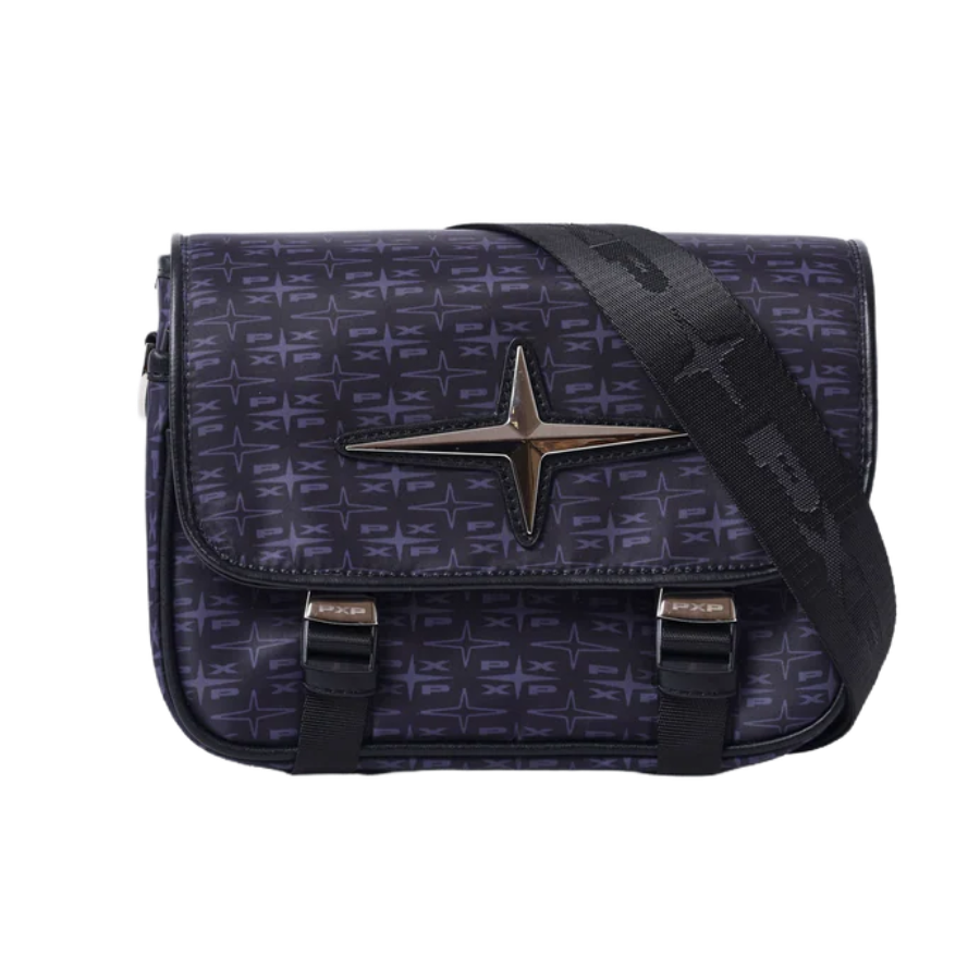 Borsa Crossbody PXP monogramma nera