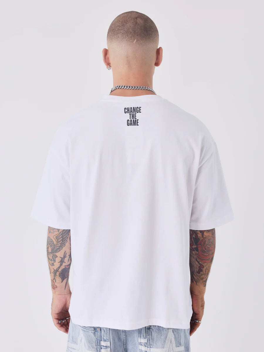 T-shirt oversize Essentials PXP bianca