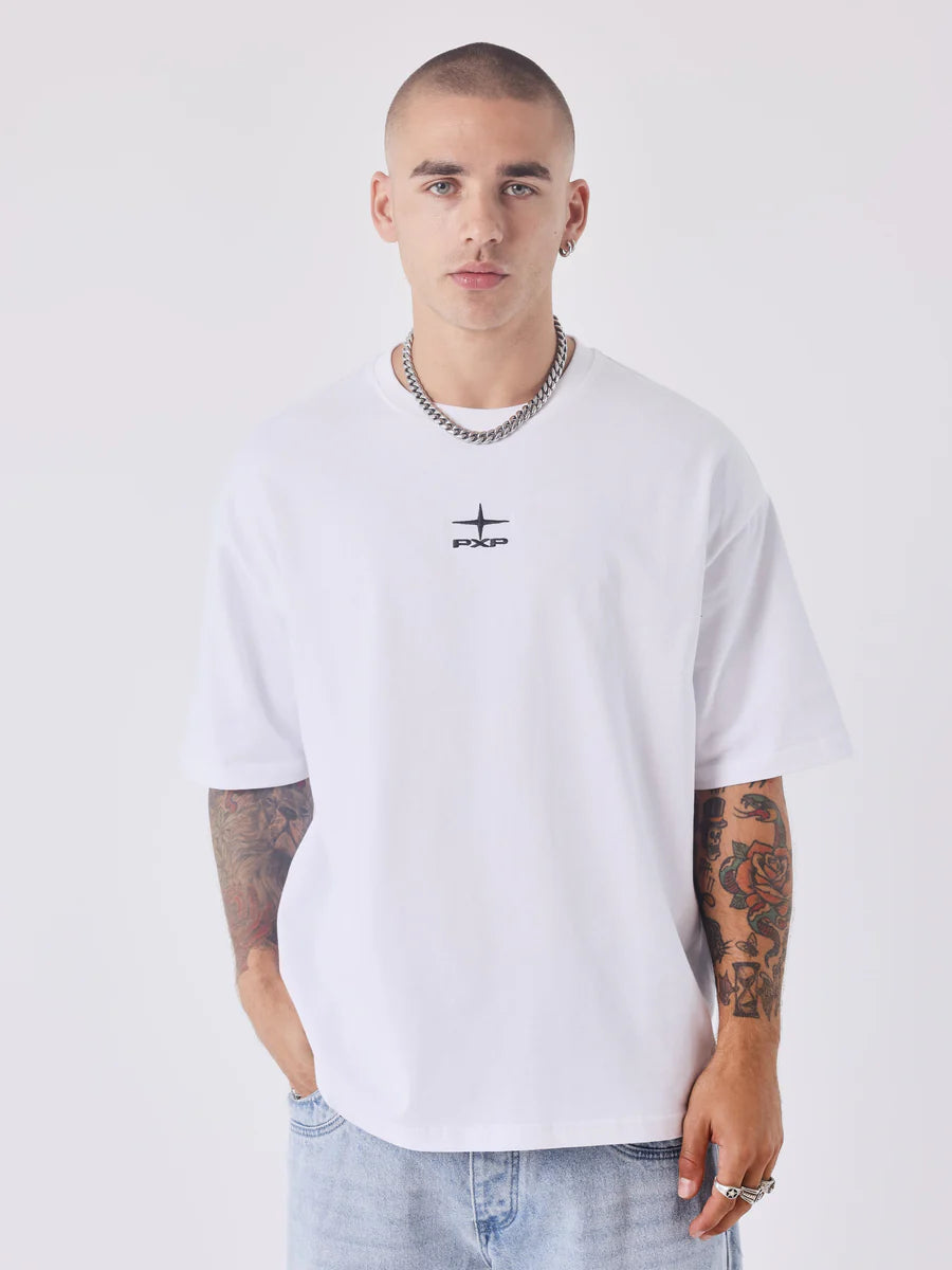 T-shirt oversize Essentials PXP bianca