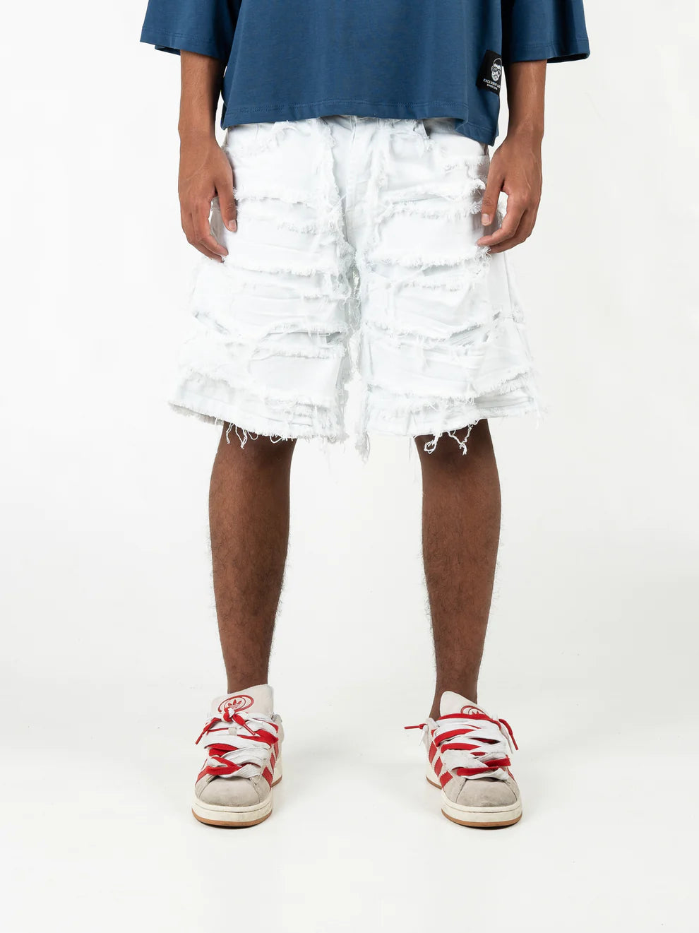 Short Double Denim White - EFFEMME EXCLUSIVE LAB