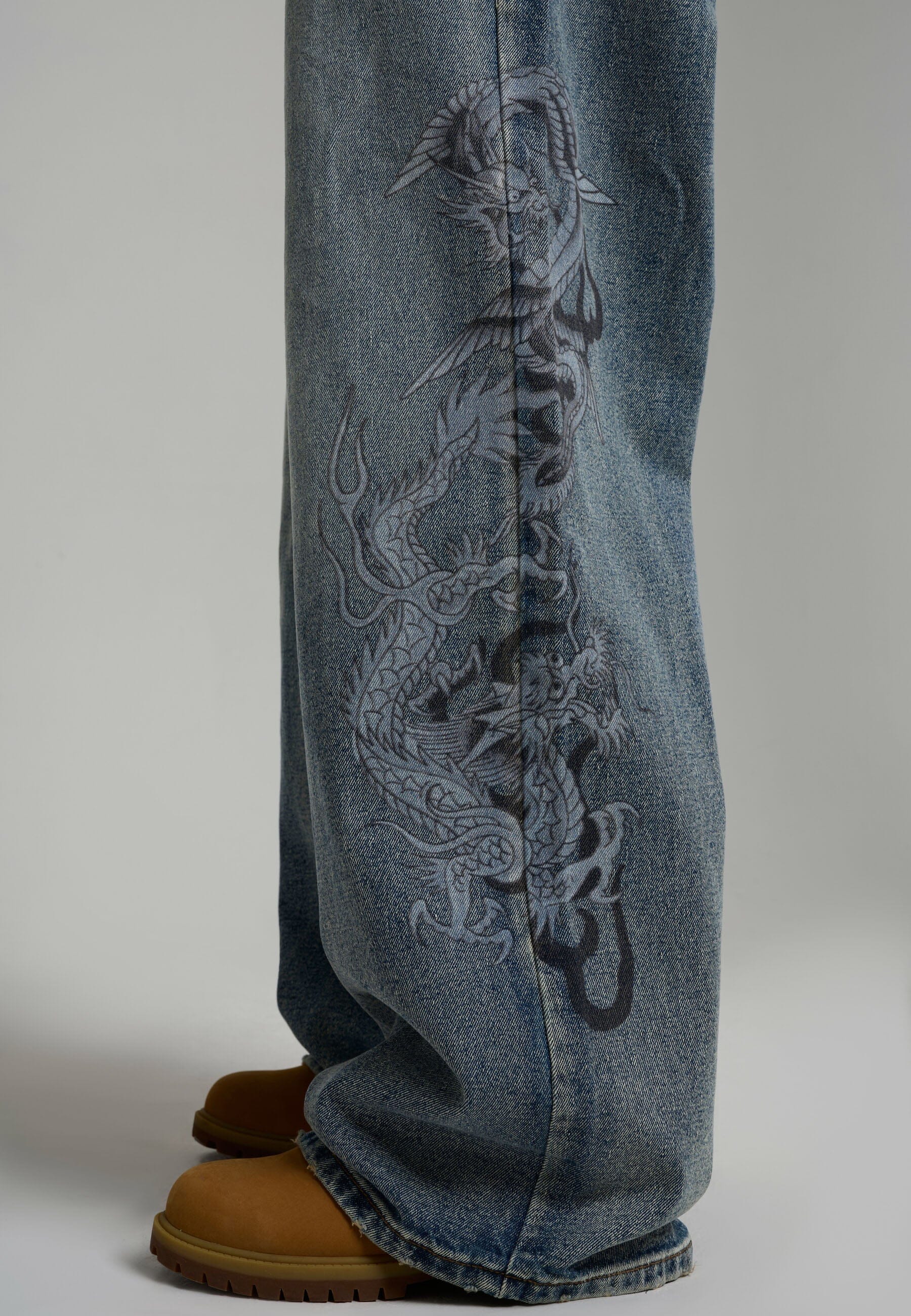 Jeans Ed Hardy Flaming Dragon Xxtra