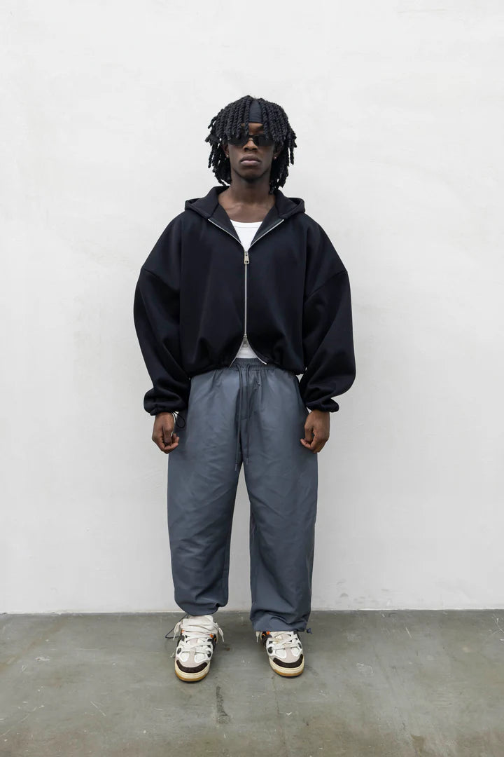 Felpa Zip Japan Nera