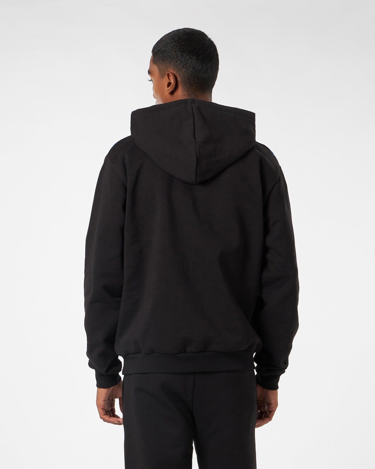 Phobia Felpa Nera Con Fulmini Blu