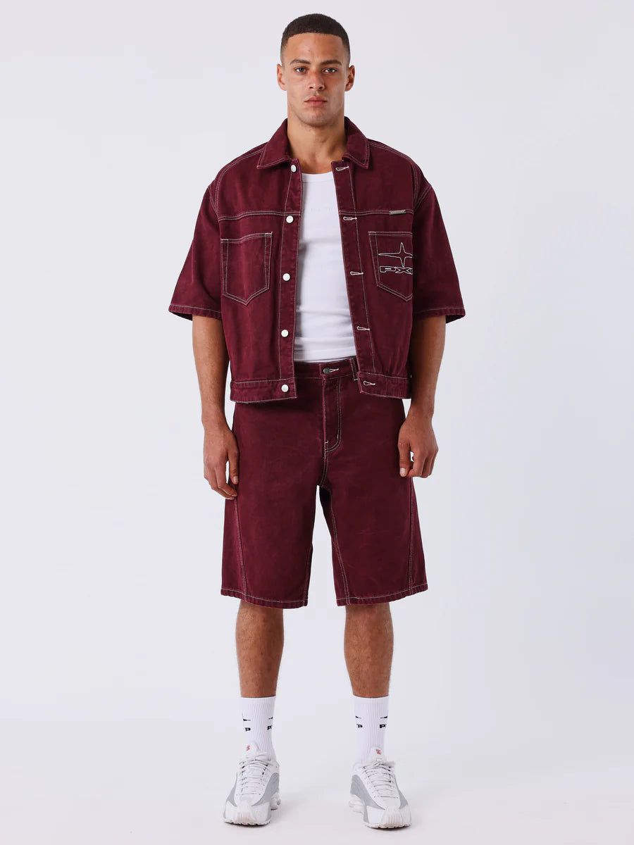 Short PXP Knockout bordeaux