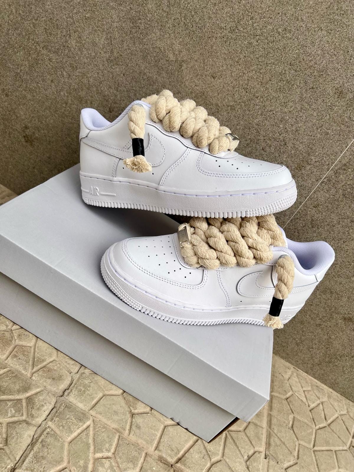 Nike air force 1 + laccio in corda custom