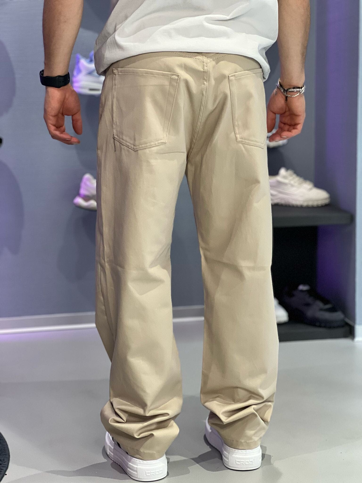 Baggy Basic Bull Beige
