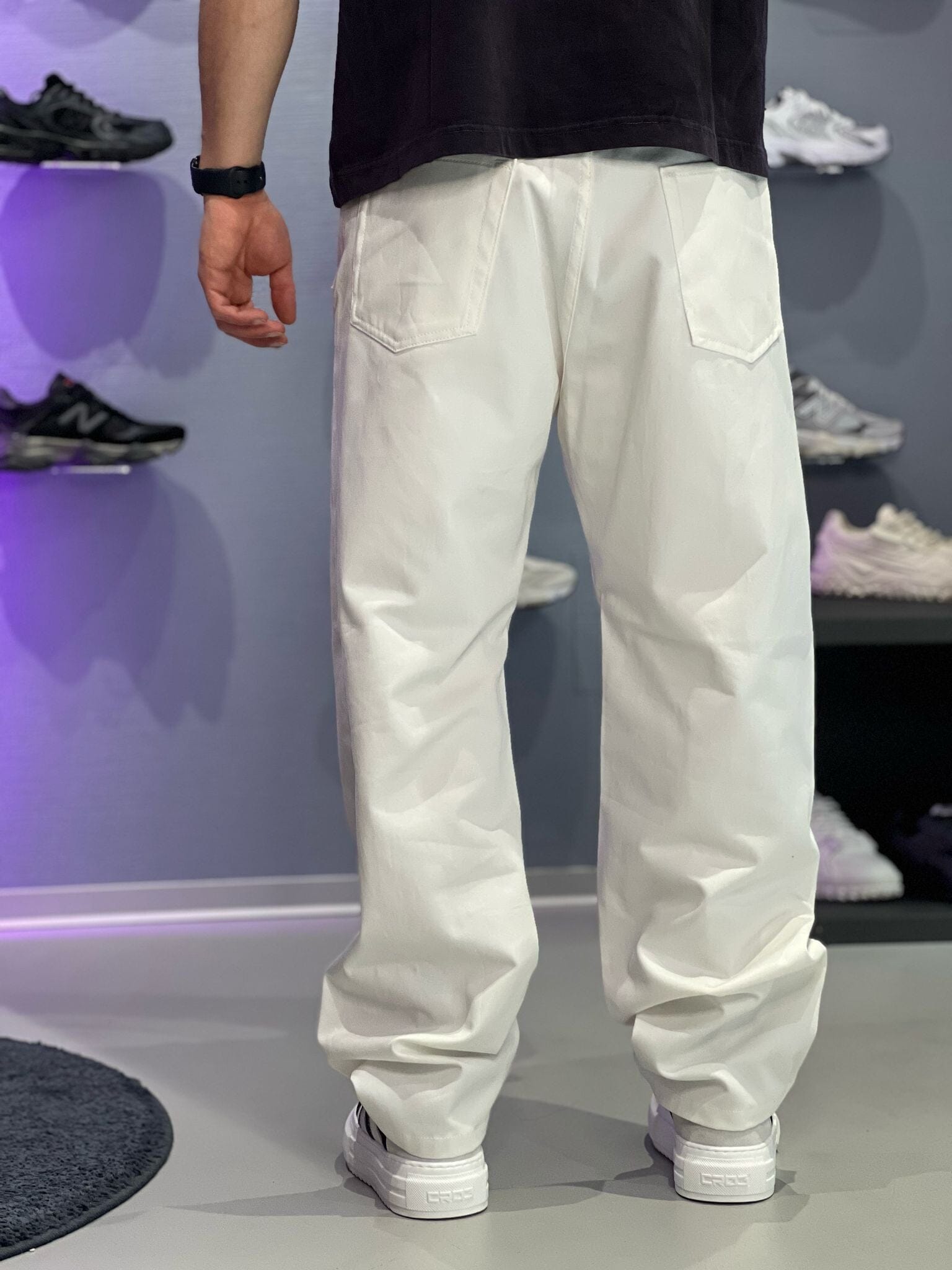 Baggy Basic Bull White