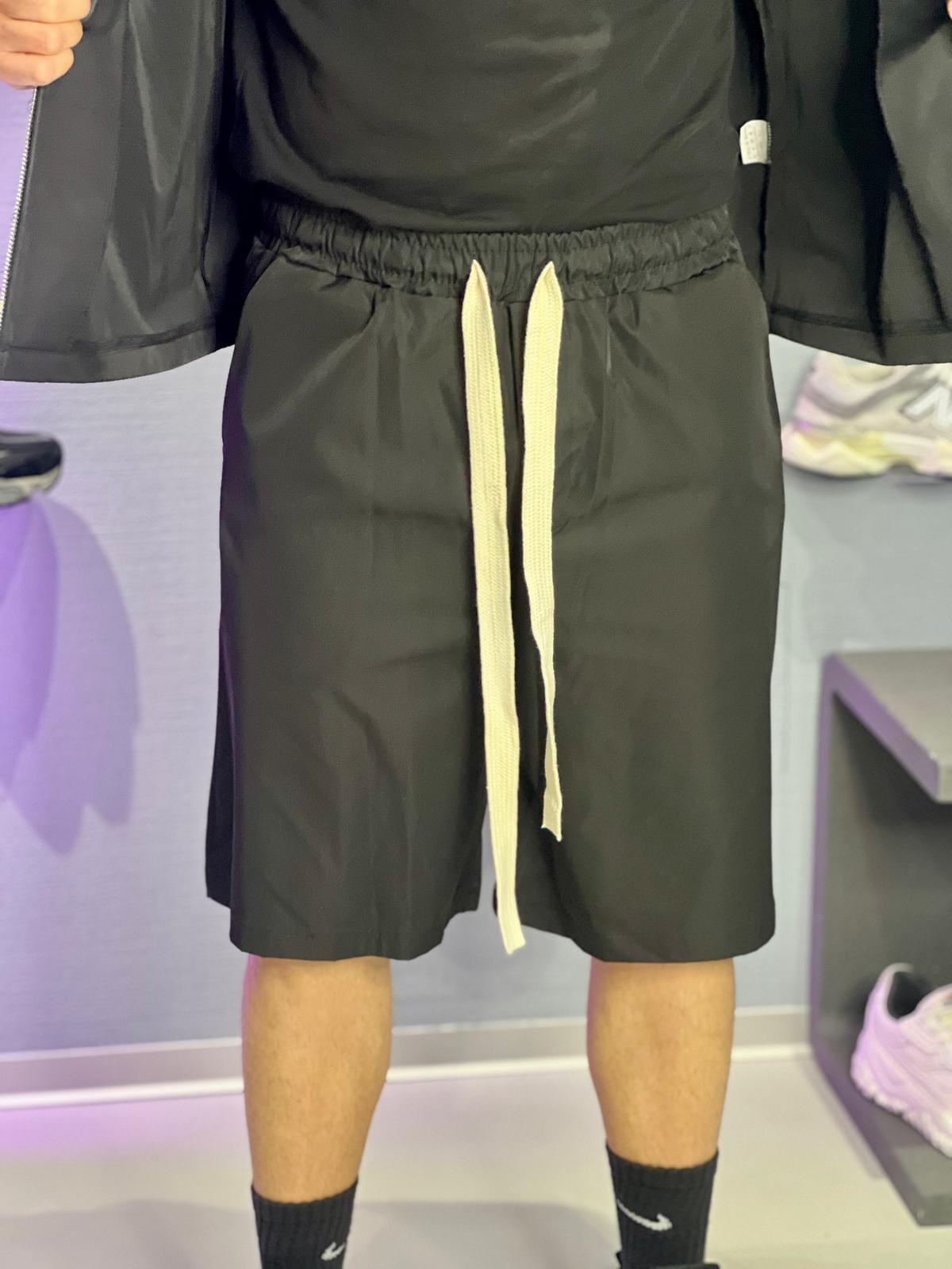 Coordinato Boxy Zip Black
