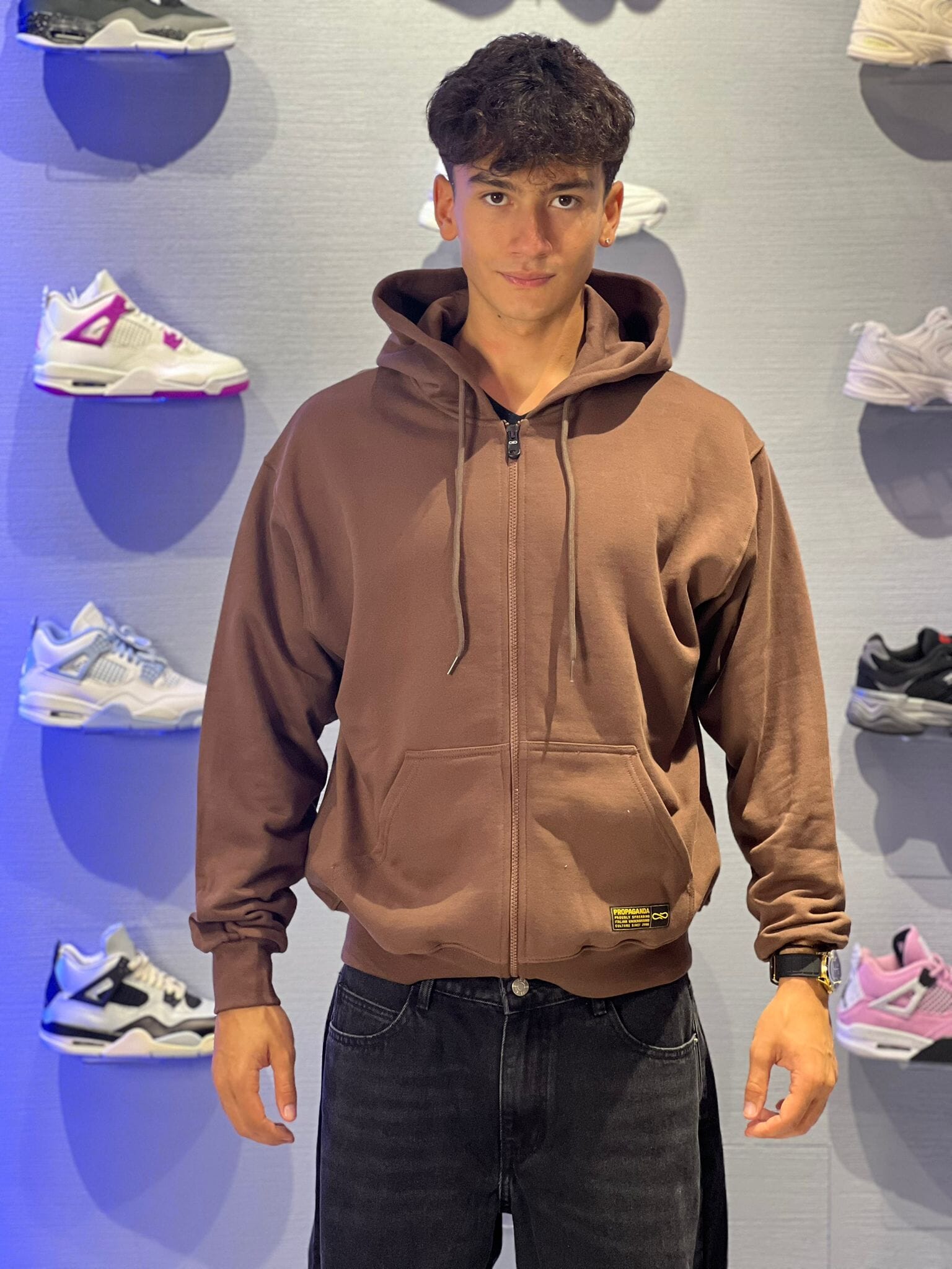 Felpa Propaganda Trooper Marrone