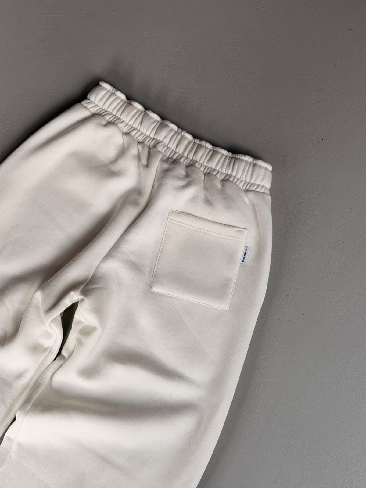 Pantaloni tuta basic bianco