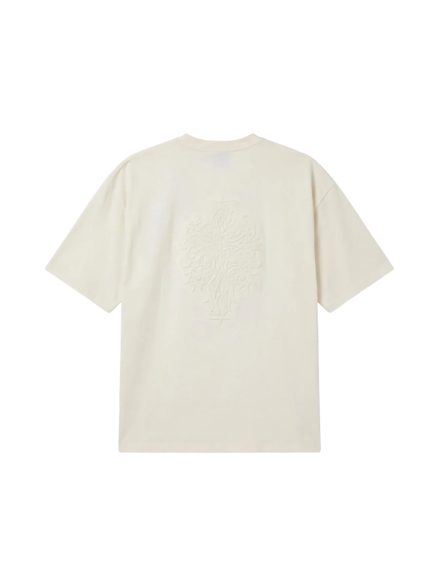 T-shirt PXP con motivo in rilievo Panna
