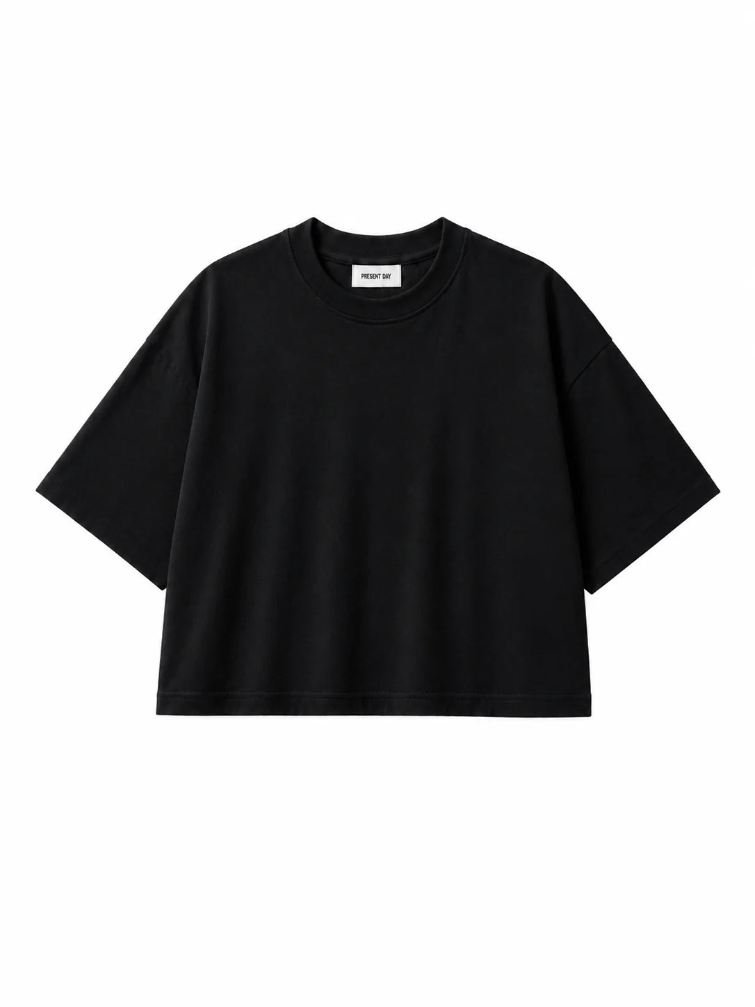 T-shirt Crop Basic Nera