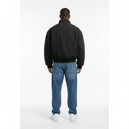 Bomber Streetwear Nero - Stile e Comfort