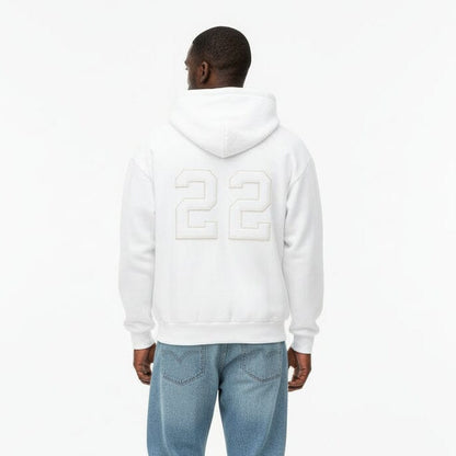 Felpa Trust No One zip '22' Bianca