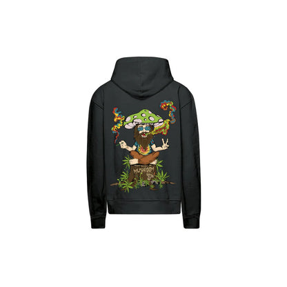 Felpa Mushroom Flame dice nera