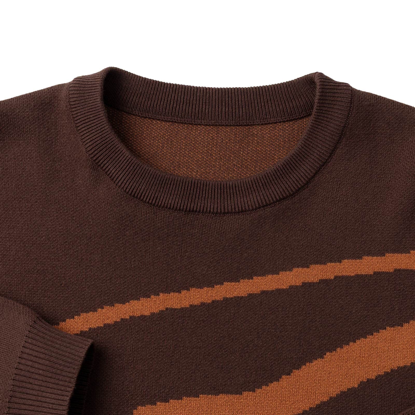 Maglione Propaganda Knitwear Logo Atom Brown