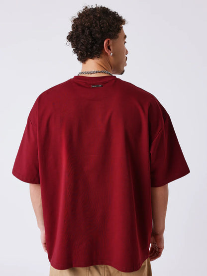 T-shirt varsity PXP bordeaux