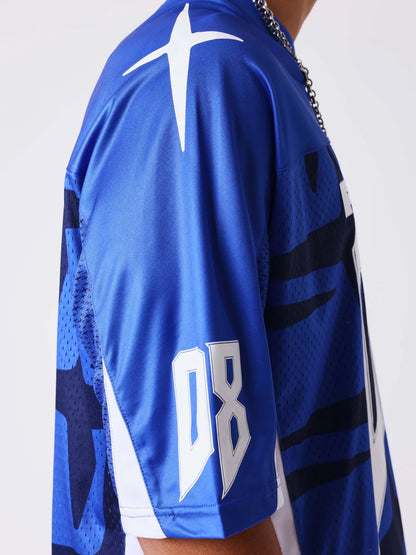 T-shirt Training con scollo a V PXP blu