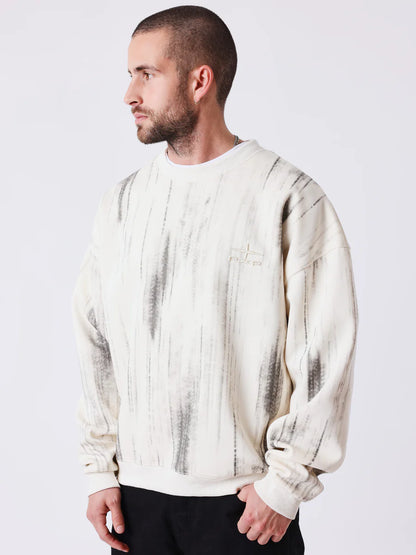 Felpa girocollo Slacker PXP panna