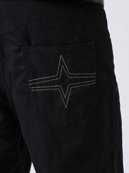 Jeans PXP Sovrapposizione a Vita a Contrasto