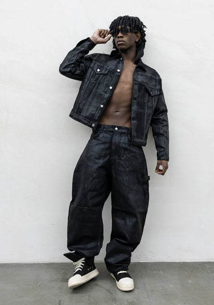 Coordinato Denim Black