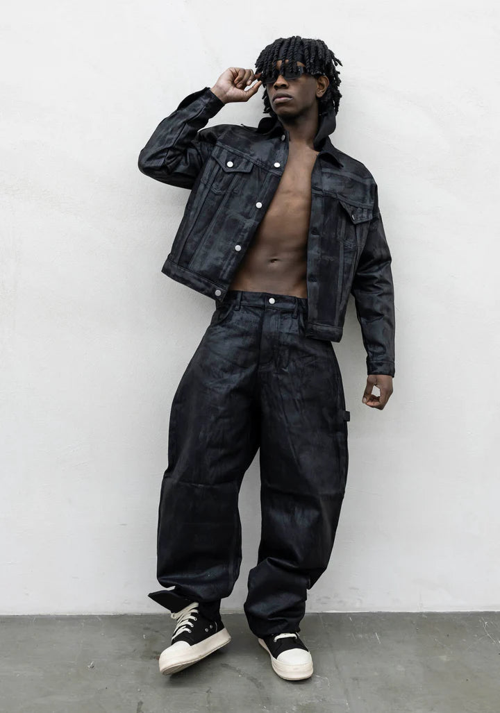 Coordinato Denim Black