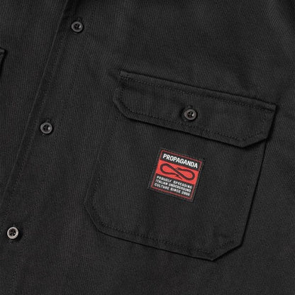Camicia Propaganda "Agency" Work Shirt – Black