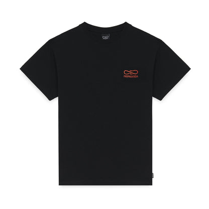 T-shirt Propaganda Logo Embroidery Nera