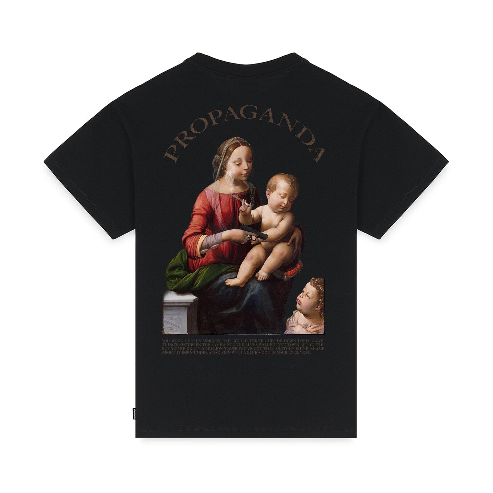 T-shirt Propaganda Revival Tee Nera