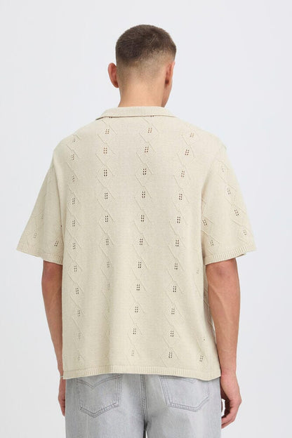 Polo in maglia SOLID beige
