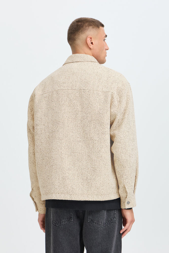 Jacket Tweed Crema Solid