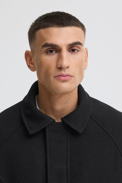 Giubbotto Bomber Testurizzato nero Solid