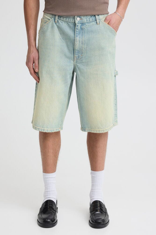 Short in denim Carpenter – Acid Wash Light Blue SOLID