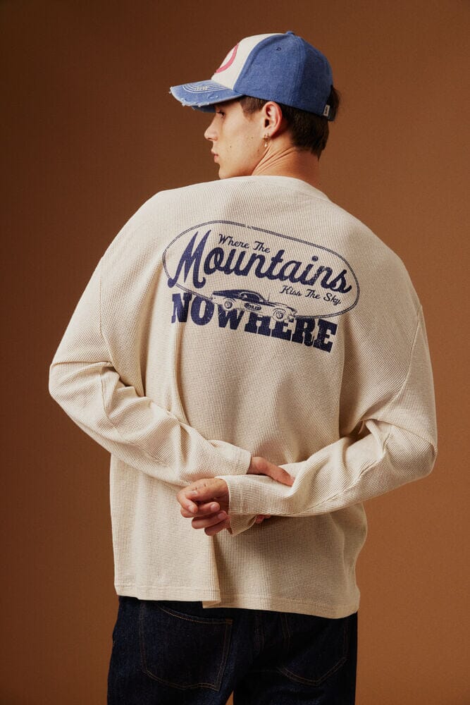 Longsleeve waffle SOLID