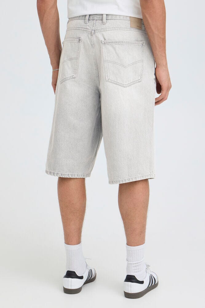 Short in denim washed SOLID