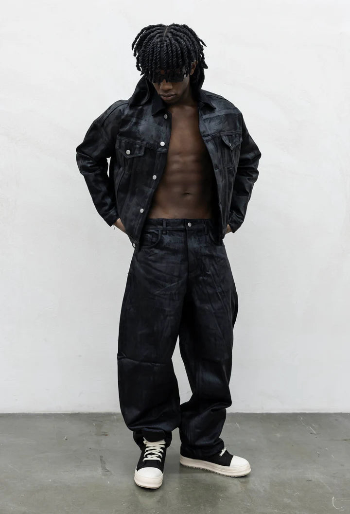 Coordinato Denim Black