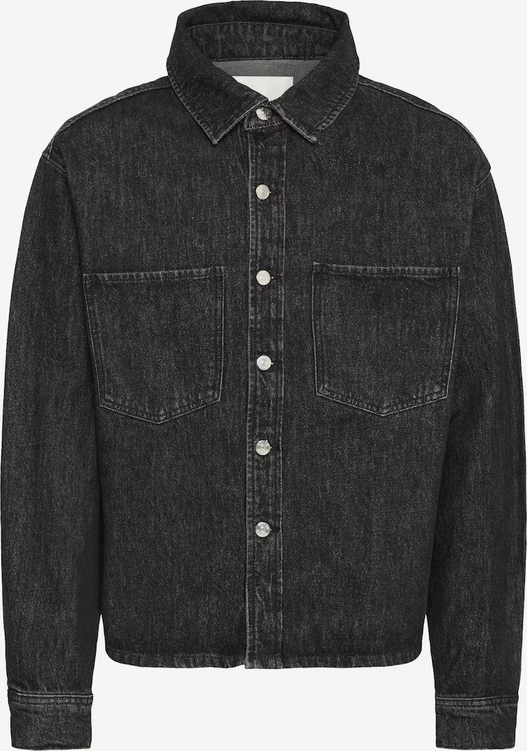 Giacca in Denim Nero – SOLID