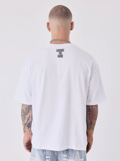 T-shirt oversize Essentials PXP bianca
