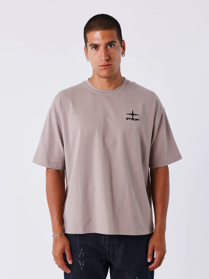 T-shirt Grafico Rosa PXP Tortora