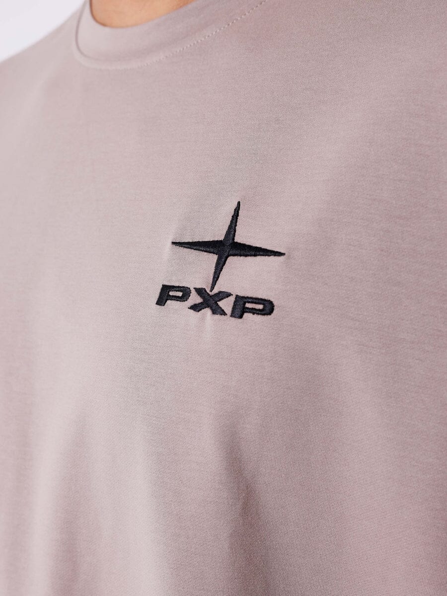 T-shirt Grafico Rosa PXP Tortora