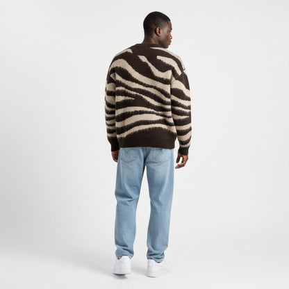 Cardigan Striped Streetwear